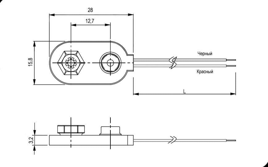 Миниатюра: Схема BS-IC колодка для Кроны 150 mm
