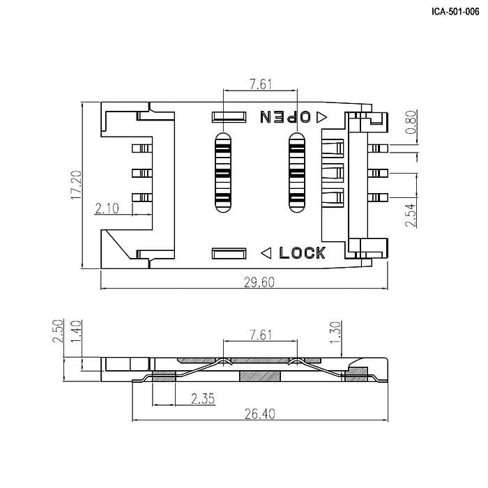 Миниатюра: Схема ICA-501-006 (KSI-06211-AP) 6PI