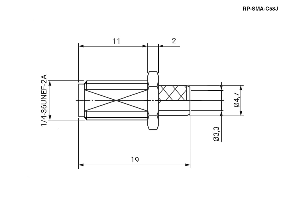 Миниатюра: Схема RP-SMA-C58J