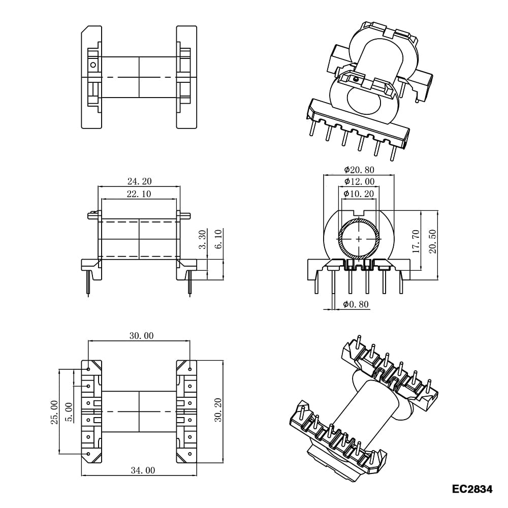 Миниатюра: Схема EC-28 (6+6 PIN)
