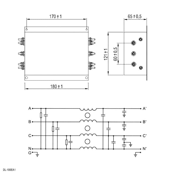 Миниатюра: Схема DL-100EA1
