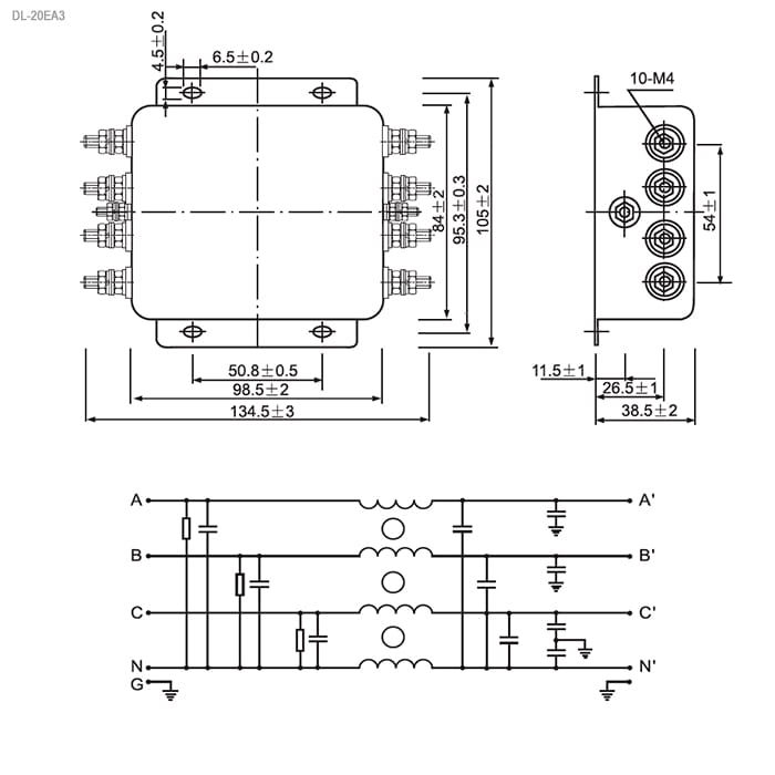 Миниатюра: Схема DL-20EA3 2
