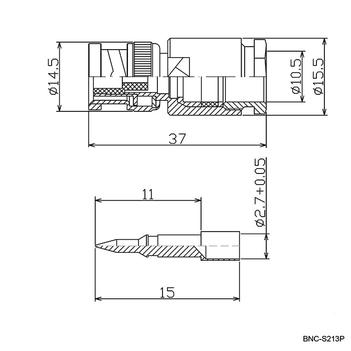 Миниатюра: Схема BNC-S213P