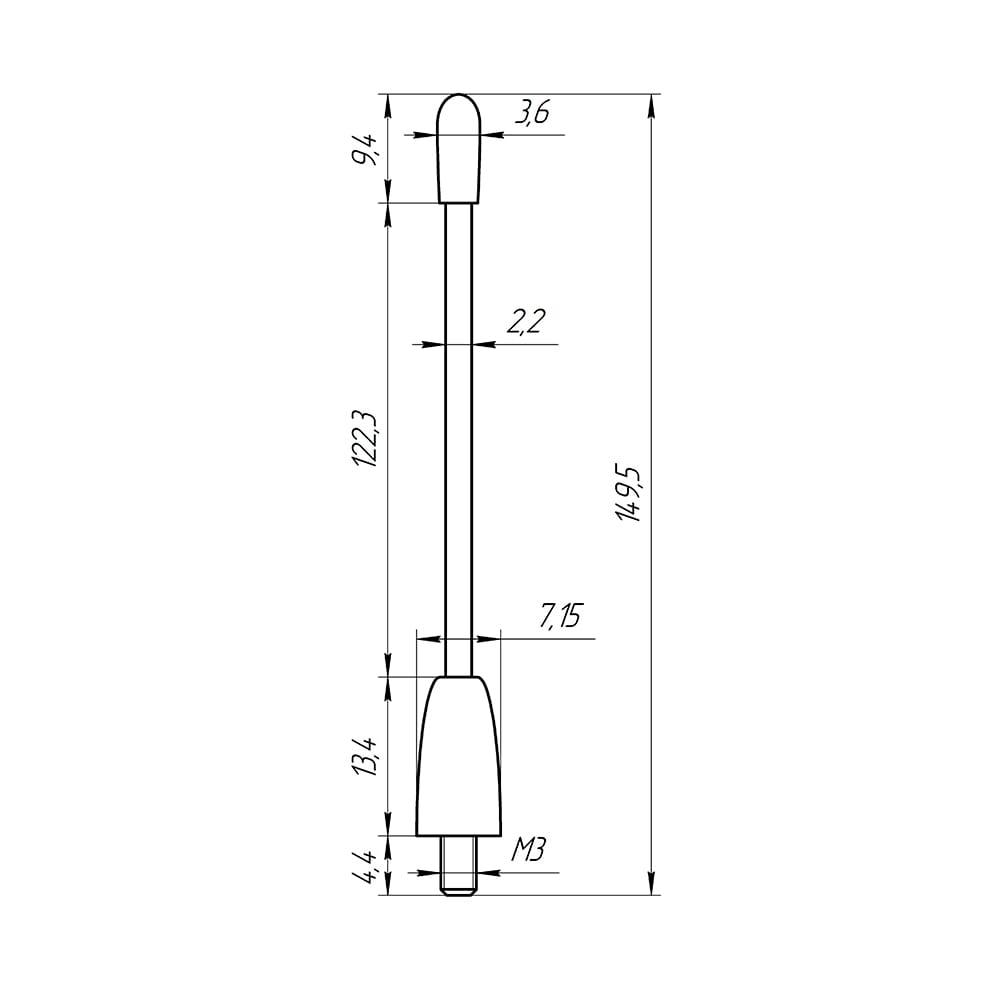 Миниатюра: Схема AST-21 D3.2mm S1 110-110mm