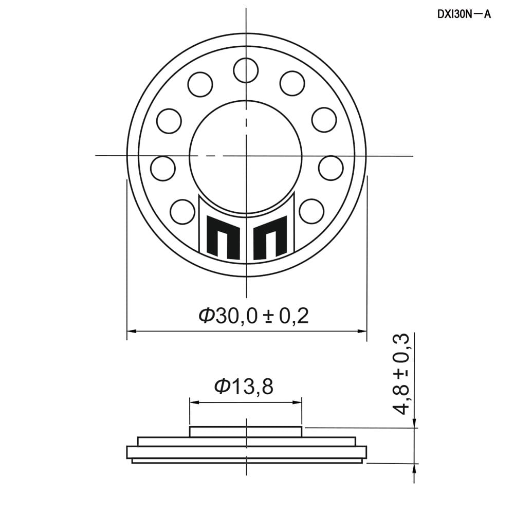 Миниатюра: Схема DXI30N-A 0.5W 50ohm 2