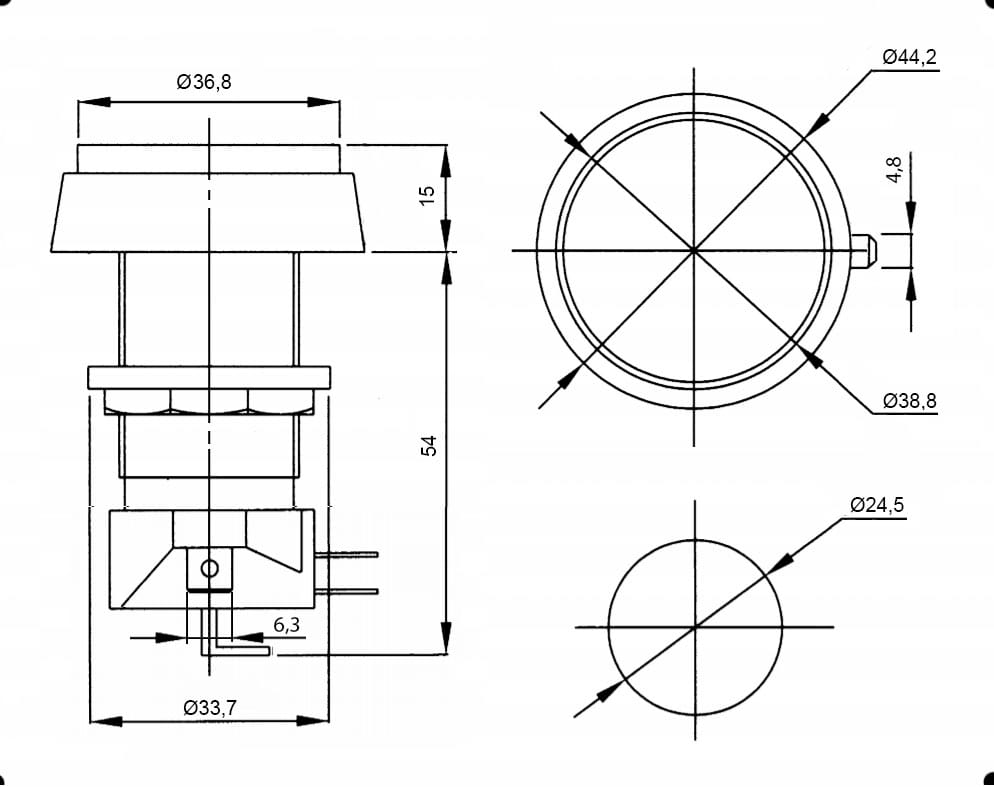 Миниатюра: Схема GMSI-4B-C no(nc)+nc(no) white
