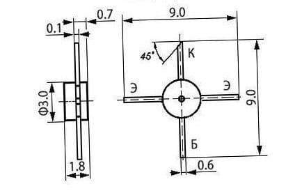 Миниатюра: Схема КТ3115Д-2