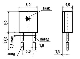 Миниатюра: Схема КД212Б (пластмасс)