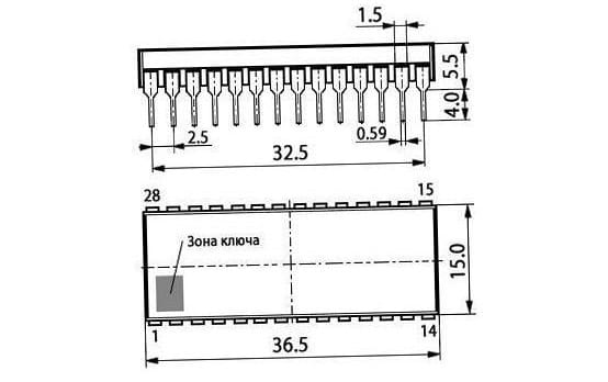 Миниатюра: Схема КР1506ХЛ3