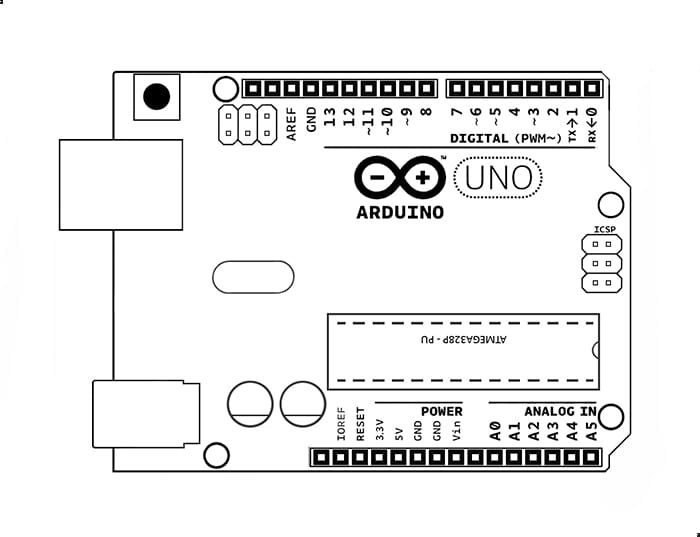 Миниатюра: Схема Arduino UNO R3 ATmega..