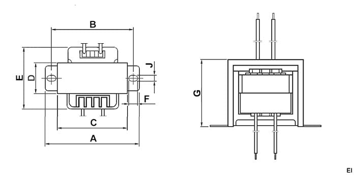Миниатюра: Схема EI41*17 220v to 12V 4W