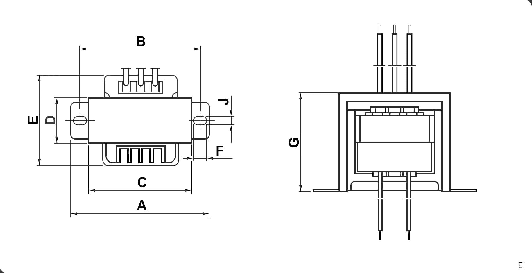 Миниатюра: Схема EI48*24 220v to 12V 10W