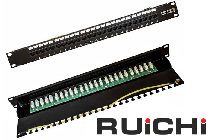 Патч-панели RUICHI. Критерии выбора. Модули Keystone Jack.