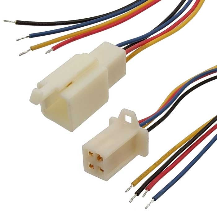 1009 AWG24 4x2.8 5mm L=300mm RBYB