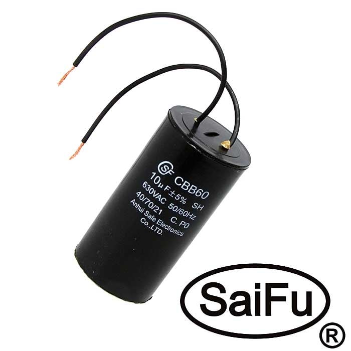 CBB60 10uF 630V WIRE (SAIFU)