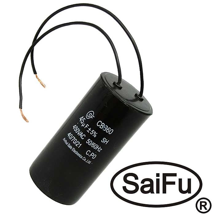 CBB60 45uF 450V WIRE (SAIFU)