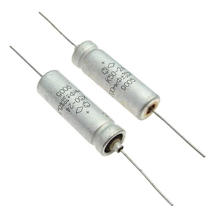 К50-24 6.3 В 2200 мкф 20%
