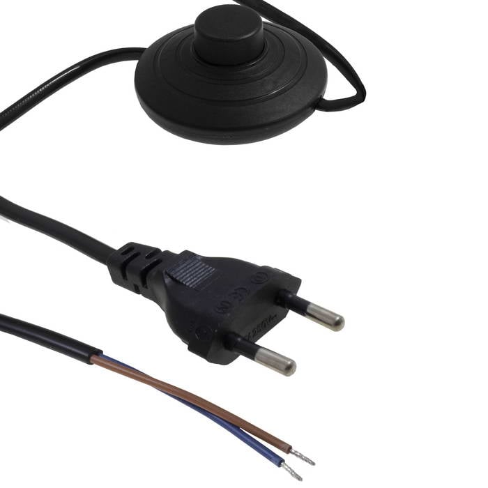 Y010/CEE7/16 2.5m 2x0.75BR switch-2