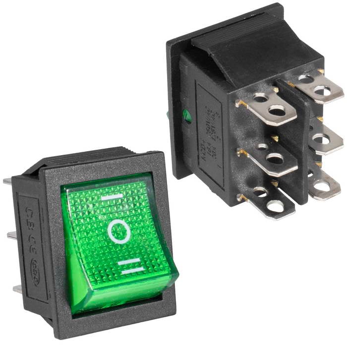 KCD4-203N-C6-G/6P on-off-on