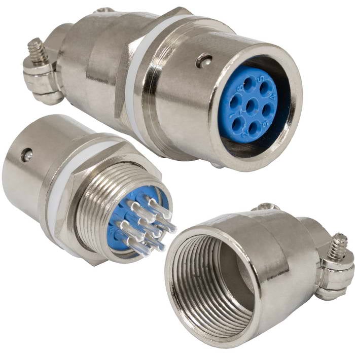XS12-7 (Zn) panel-cable jack