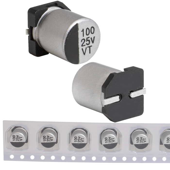 100 uF 25 V 105C 6.3*7.7 VT