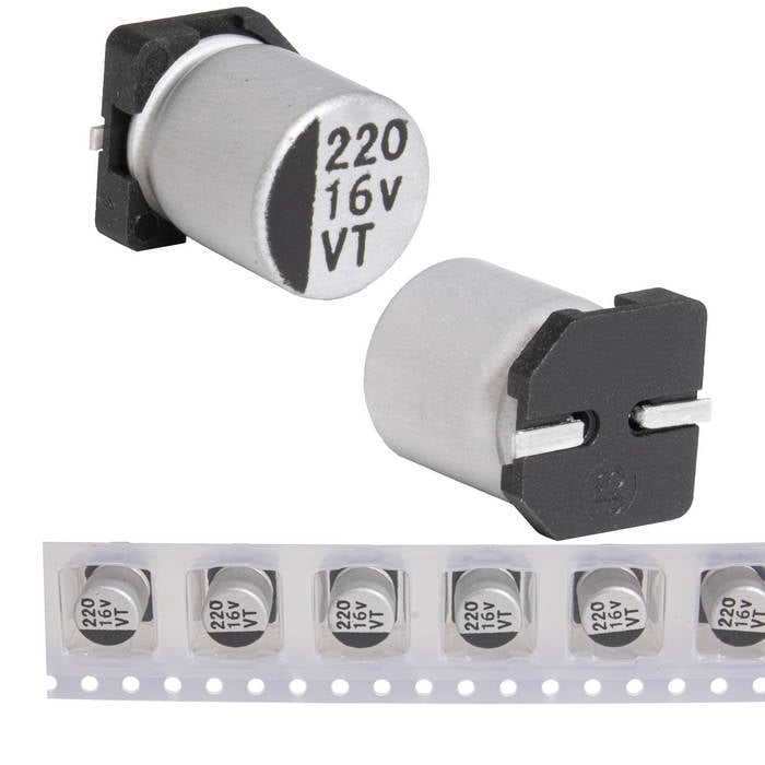 220 uF 16 V 105C 6.3*7.7 VT