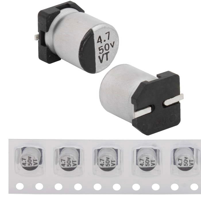 4.7 uF 50 V 105C 4*5.4 VT