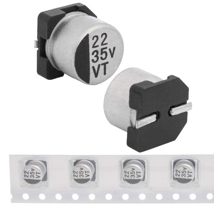 22 uF 35 V 105C 5*5.4 VT