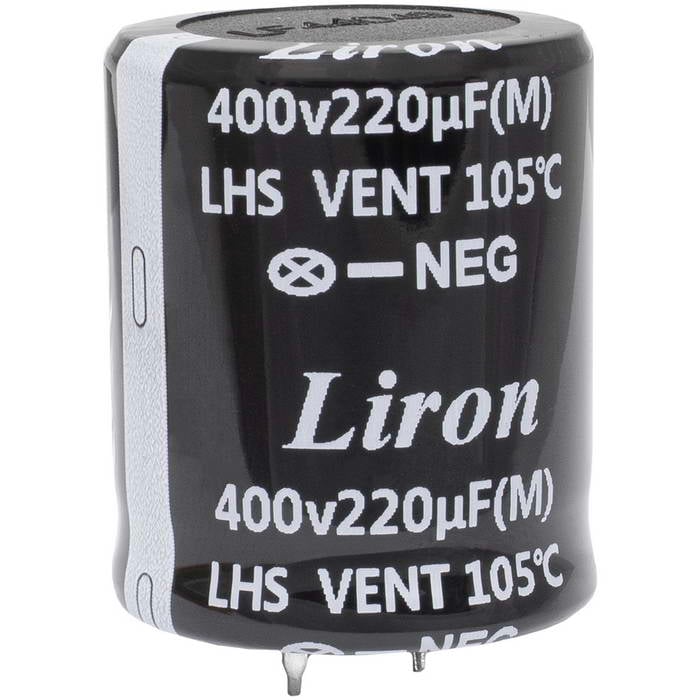 220 UF 400V 105*C 30*35 Liron