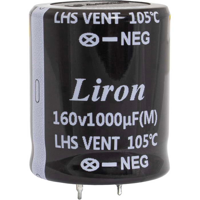 1000 UF 160V 105*C 25*45 Liron