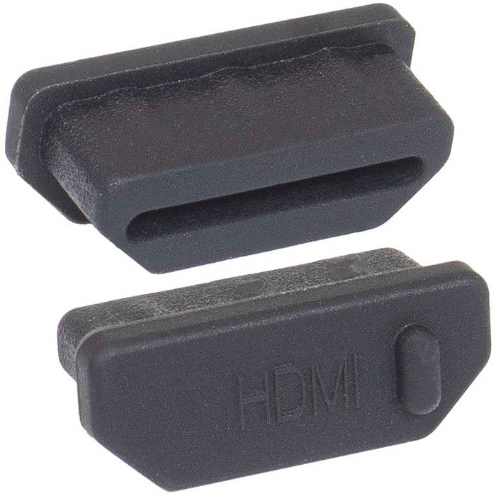 Rubber plug HDMI 01 black