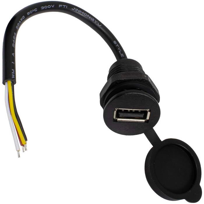 USB-4Pin M18 cap