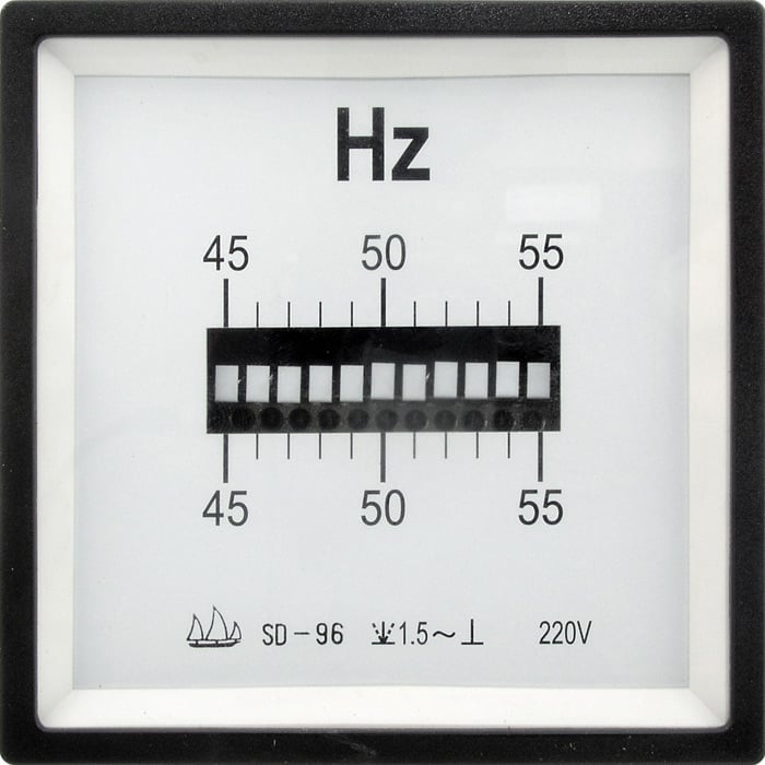 ЧМ 45-55Гц 220В reed (96х96)