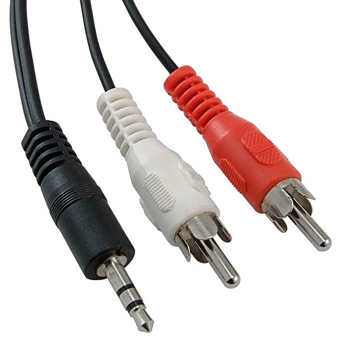 Stereo 3,5 mm - 2 RCA B 1.8m